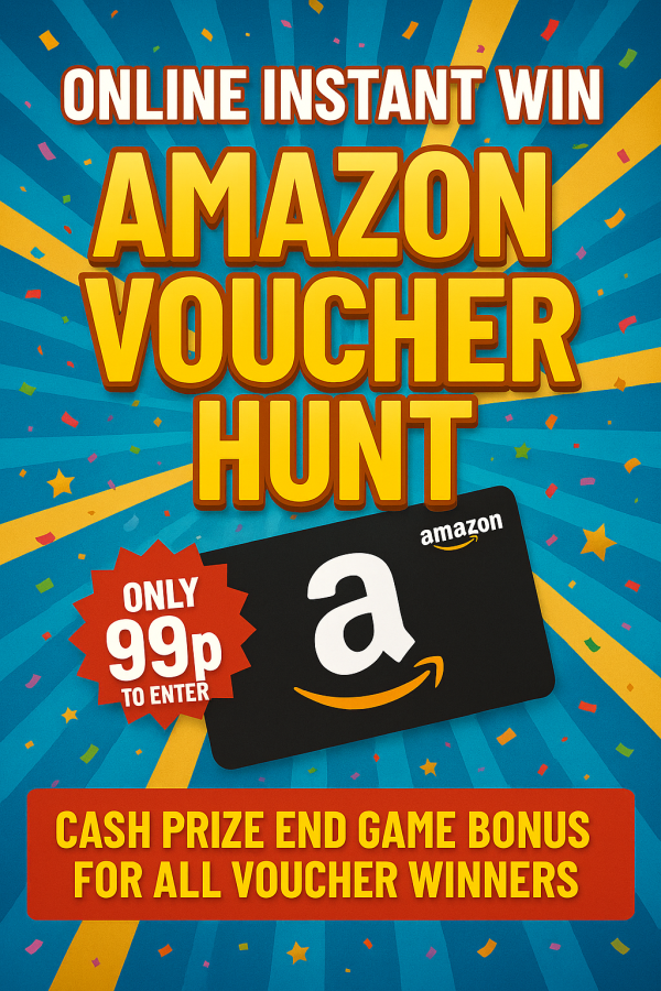 Big Amazon Voucher Hunt Instant win
